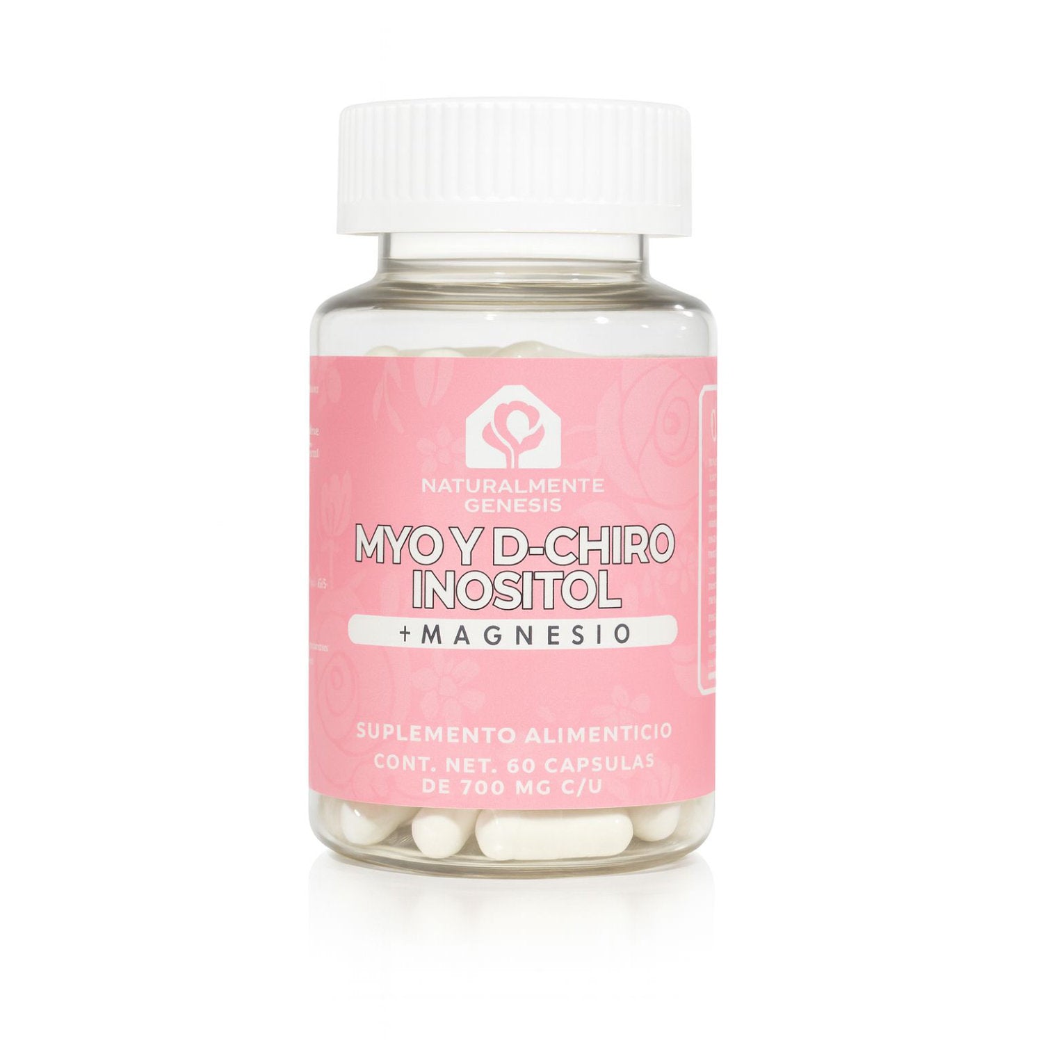 Myo-Inositol, D-Chiro Inositol y Magnesio/ Suplemento alimenticio para tu bienestar y equilibrio hormonal.